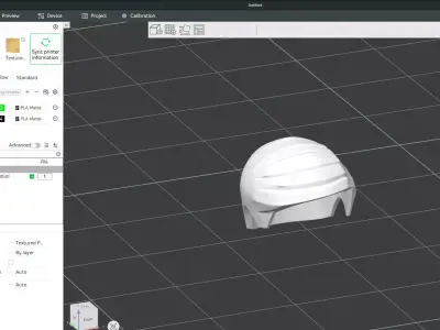 Custom3Dprint Minifigure Accessory - Minifigure Hair S2 - 017 3D print model