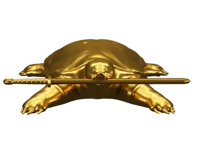 Hoan Kiem turtle 3D print model