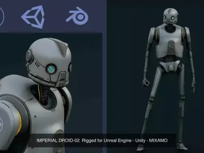 IMPERIAL DROID COLLECTION 3D Model Pack