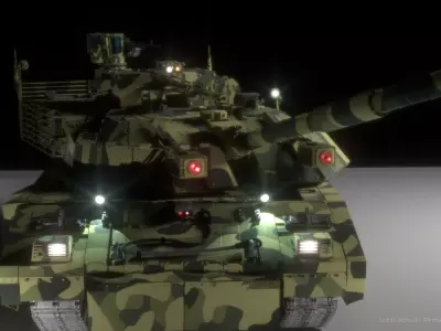 Mighty Tank T-90A 3D model