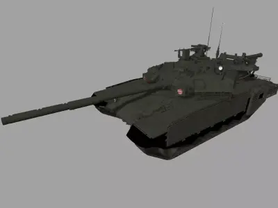 Russian MBT T-90AM 3D model
