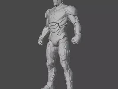 iron man suite mark 85 realistic model 3D model