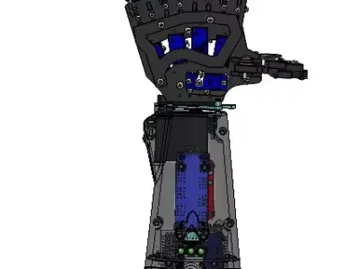 Mechanical Bionic Hand Free 3D model