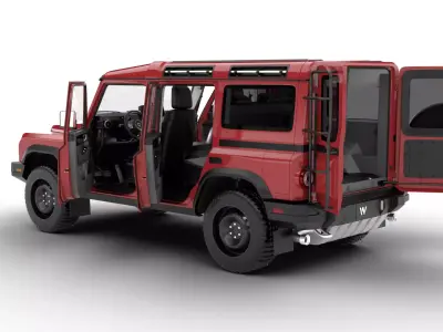 Ineos Grenadier Trialmaster 2024 HQ 3d model 3D model