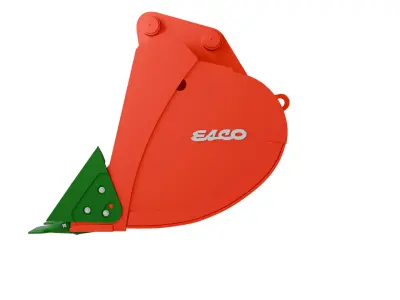 ESCO Heavy-Duty Plate Lip Bucket HDP for Hydraulic Excavator Low-poly 3D model
