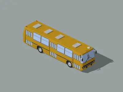 city passenger bus 3D model