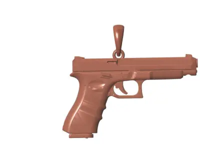 pendant gun 3D print model