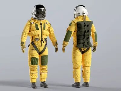 FLIGHT SUIT SR71 Pilot 3D model
