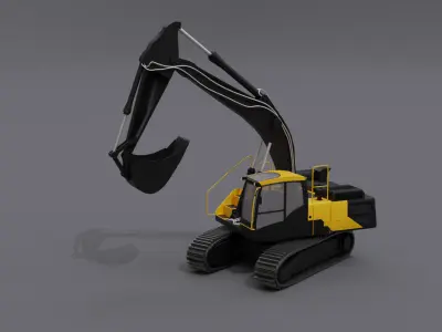 Construction vehicles  3D model