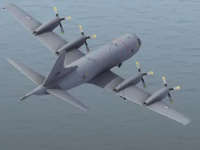 P-3 Orion RNoAF 3D model