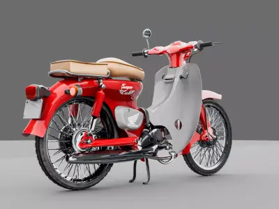 Honda Super Cub C100 3D model