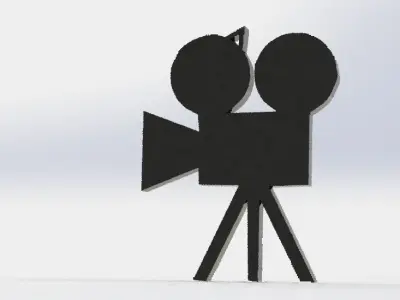 Antique Camera Pendant Free 3D print model