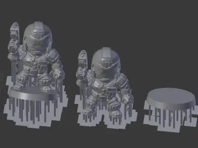 Chibi Lawman 3D print model