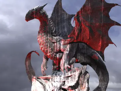 Serafim Curved Dragon 3D model