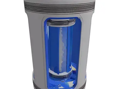 SciFi Energy Cell Container 3D model