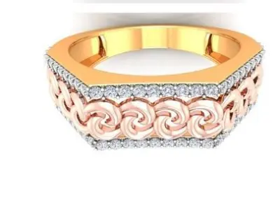 Designer Ring 3d Print Model 3D print model