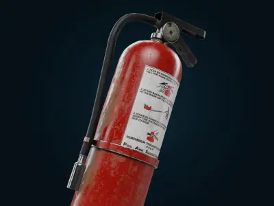 Fire extinguisher pbr Low-poly 3D model purchase