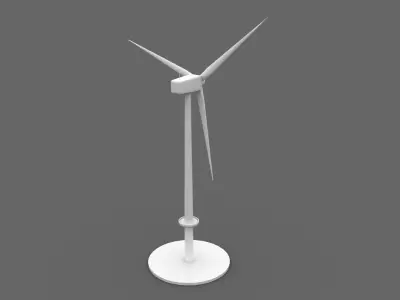 WIND TURBINE OFFSHORE 3D model purchase