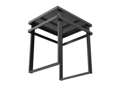 End Table - Set Part 2 Low-poly 3D model