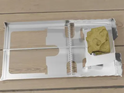 mousetrap Mouse 3D model