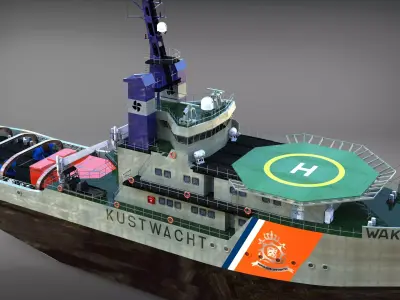 ETV Waker Low-poly 3D model