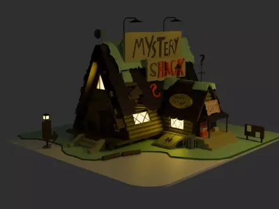 Mystery shack 3D model