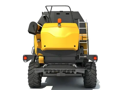 Combine Harvester 3D model 17