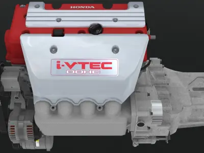 Honda K20A1 2.0L engine 3D model