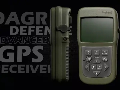Game-ready DAGR  Defense Advanced GPS Receiver Low-poly 3D model