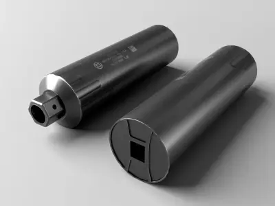 Gemtech Patrolman Suppressor Low-poly 3D model