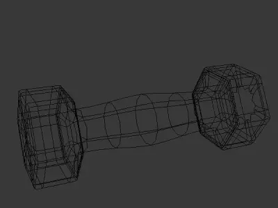 Fitness weight 3D model