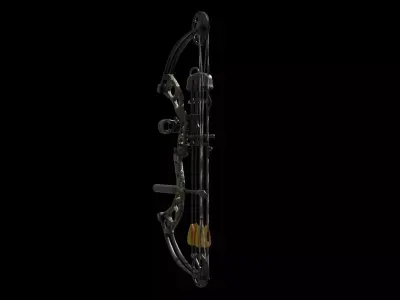 URSA Compound Bow Model Realistic Archery Equipment Game Ready Low-poly 3D model