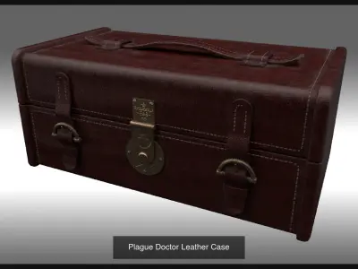 Victorian Plague Doctor 3D Model Pack