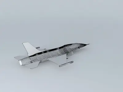 aeroplane fighter jet Free 3D model