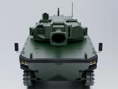 Tank Harimau 3D model