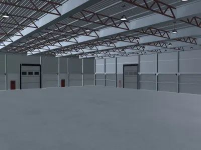 Warehouse 3D model shop