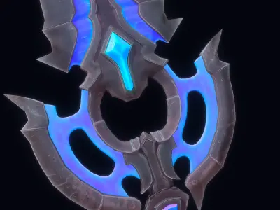 Fantasy Sword - Game Ready - Low-poly 3D model