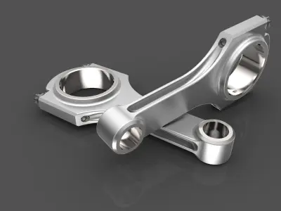 Connecting rod H profile 3D model