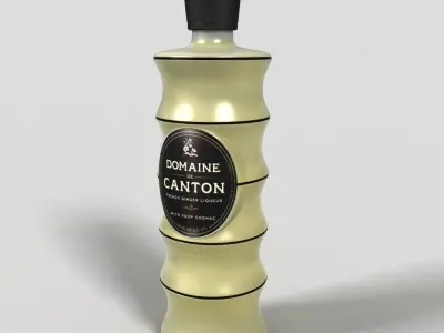 Liquor Bottles 3D model