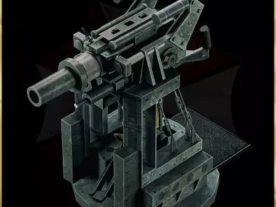 Rocket Launcher - 3D ASSET - Game Ready - 3D Art Low-poly 3D model