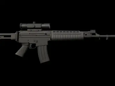 SS2 V4 Pindad 3D model