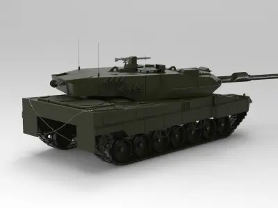 Leopard 2A6 3D model purchase