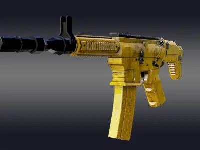 WT-15 Semi Automatic Rifle 3D model