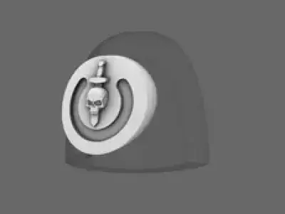 Kill Circuits Knight Shoulder Symbols 3D print model