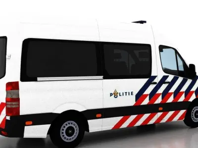 Mercedes Benz Sprinter L2H2 2015 Netherlands Police Passenger 3D model
