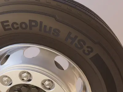 Truck Wheel 3D model purchase
