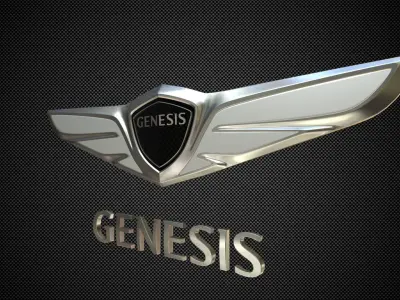 genesis logo 3D model