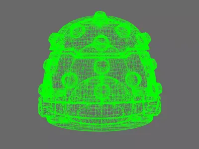 Space Knights V5 Defiance Studded Shoulder Pads Type A 3D print model