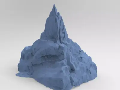Dark Horror Cliffs 3 3D model