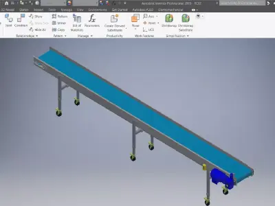 Industrial Conveyors and Chains 3D model
